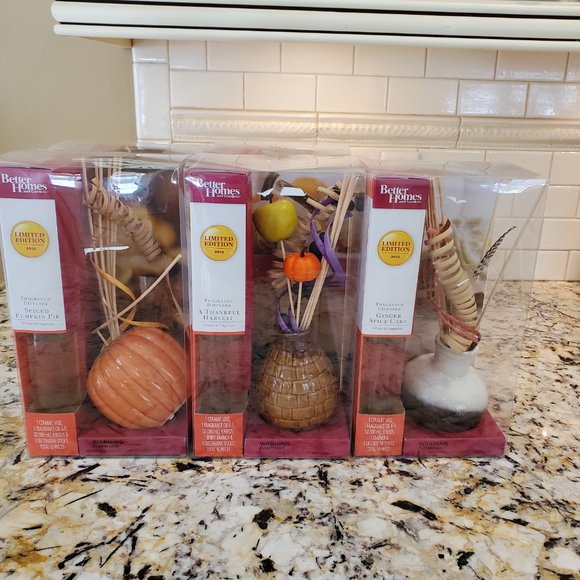 Fragrance Diffuser Oil Vase Harvest, Pumpkin, Ginger Better Homes - Picture 8 of 11